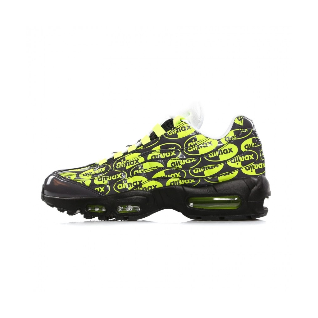 LOW SHOE AIR MAX 95 PRM BLACK / VOLT / ASH / WHITE