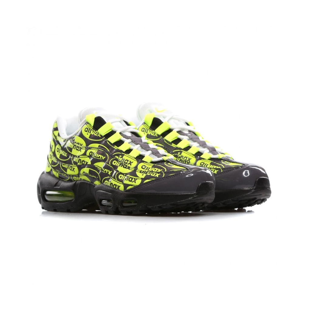 LOW SHOE AIR MAX 95 PRM BLACK / VOLT / ASH / WHITE