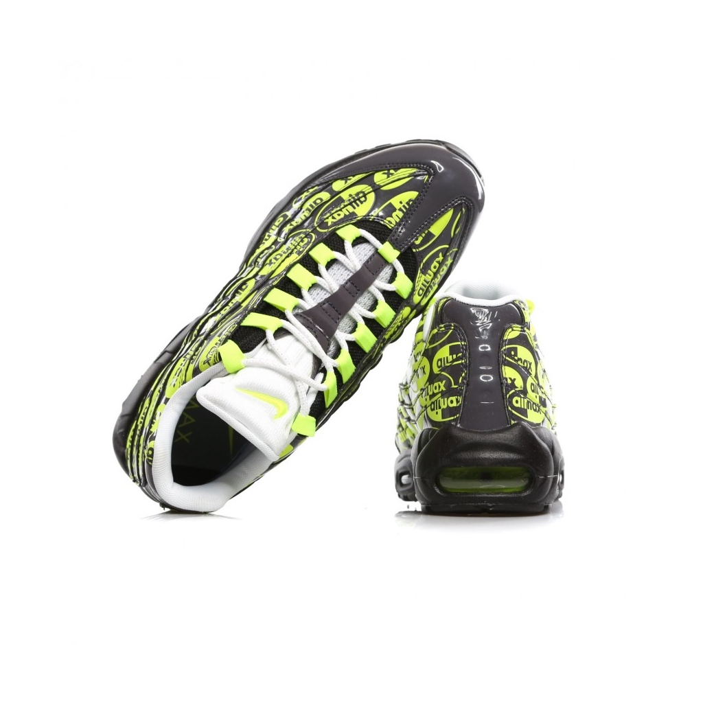 SCARPA BASSA AIR MAX 95 PRM BLACK/VOLT/ASH/WHITE