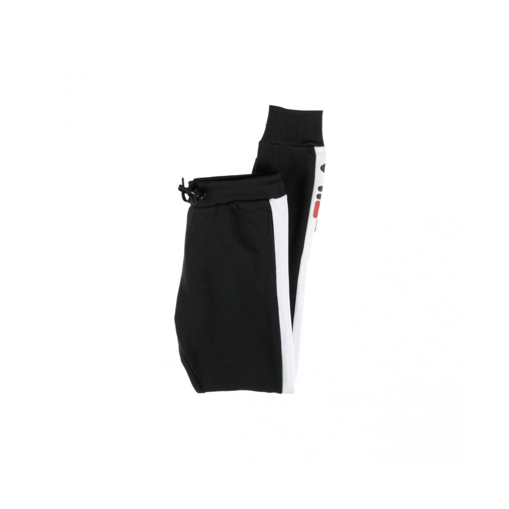 PANTALONE TUTA LEGGERO FREYA SWEAT SLIM PANT BLACK/BRIGHT WHITE