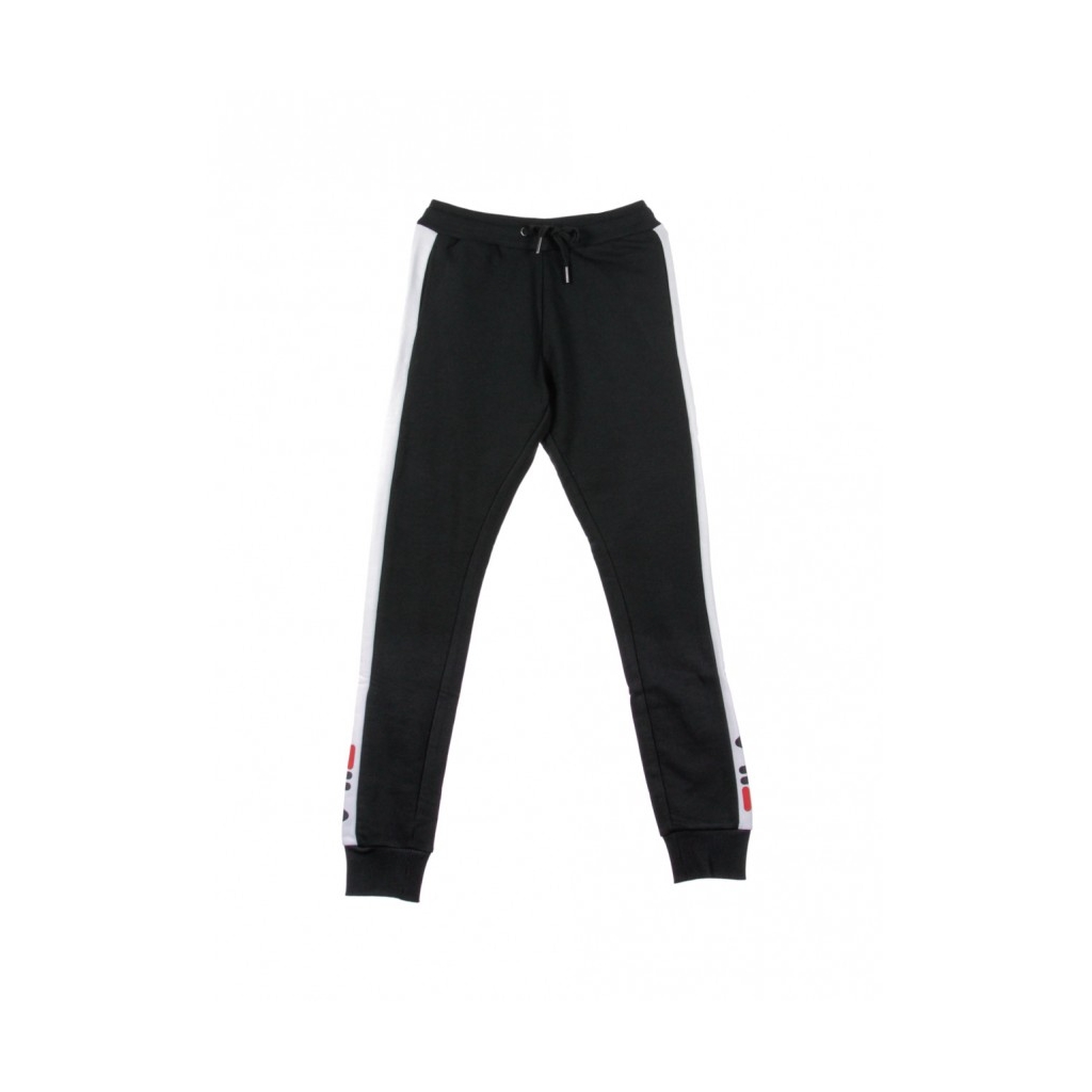 PANTALONE TUTA LEGGERO FREYA SWEAT SLIM PANT BLACK/BRIGHT WHITE