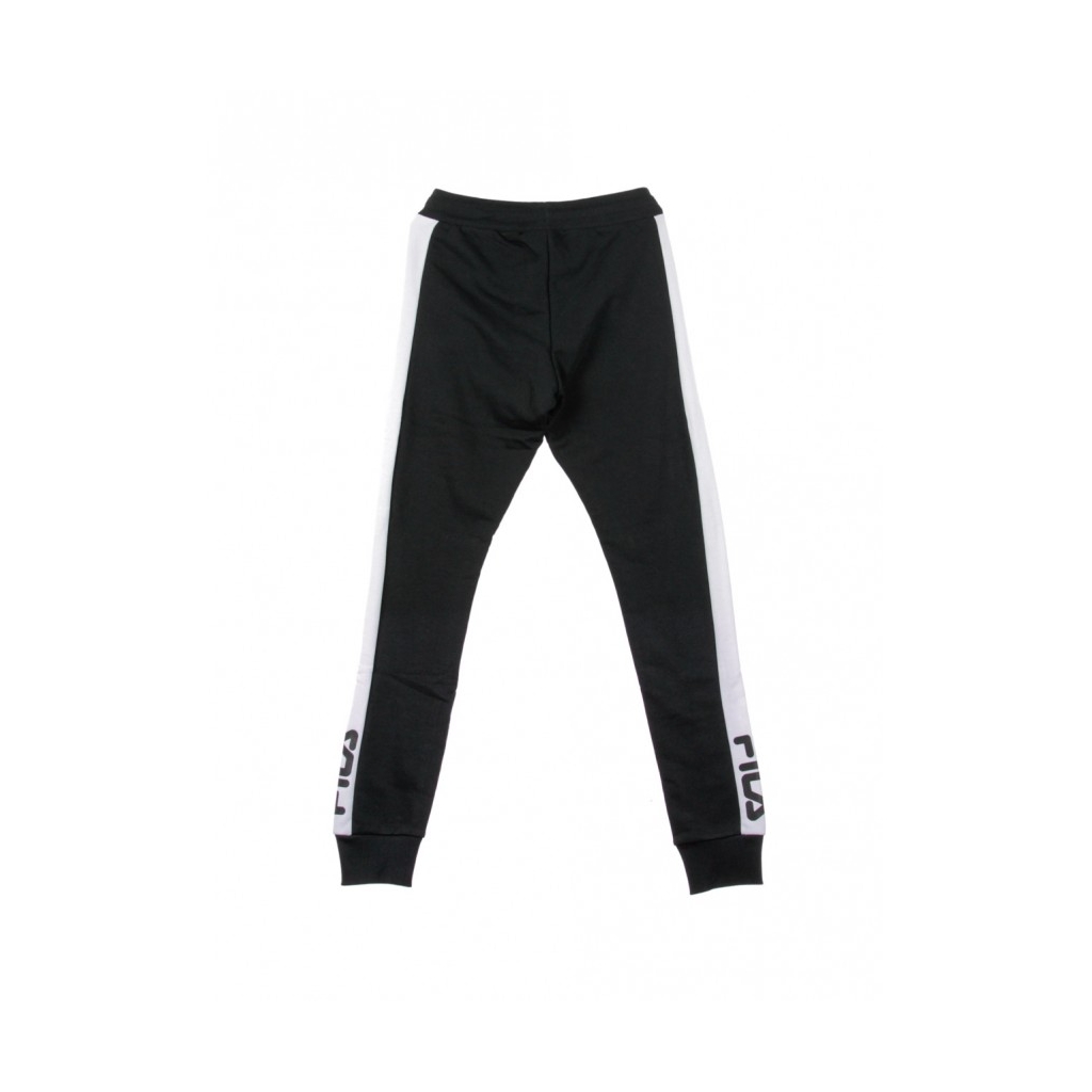 PANTALONE TUTA LEGGERO FREYA SWEAT SLIM PANT BLACK/BRIGHT WHITE