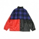 GIACCA A VENTO JACKET WOVEN BLACK/UNIVERSITY RED/MUSLIN/WHITE