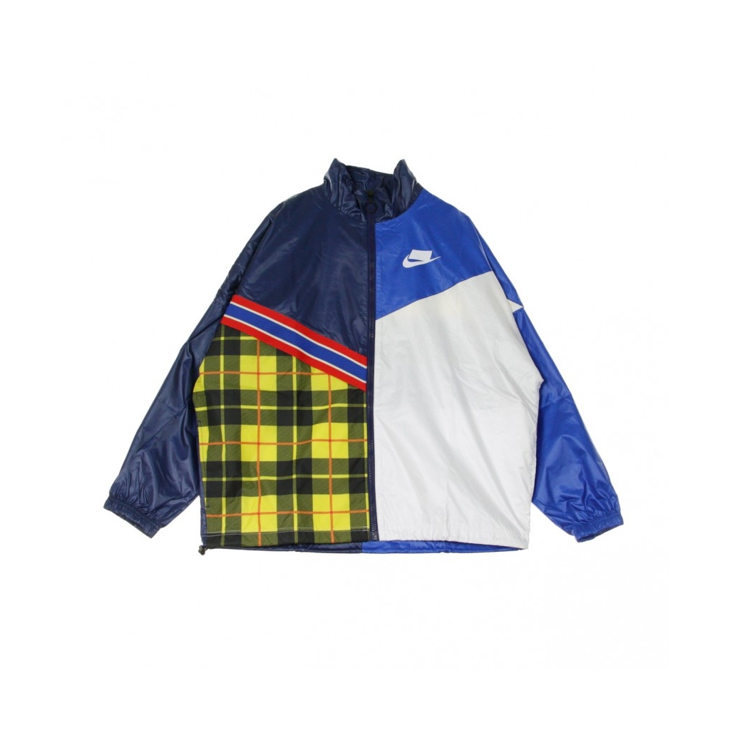 GIACCA A VENTO JACKET WOVEN BLUE VOID/GAME ROYAL/WHITE/WHITE