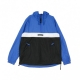 GIACCA A VENTO INFILABILE FUNNEL NECK PULL OVER STRONG BLUE LINEAR