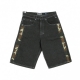 JEANS CORTO SHORTS SHELTER BLACK RINSED