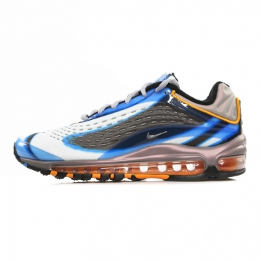 SCARPA BASSA AIR MAX DELUXE PHOTOBLUE/WOLFGREY/ORANGE PEEL/BLACK