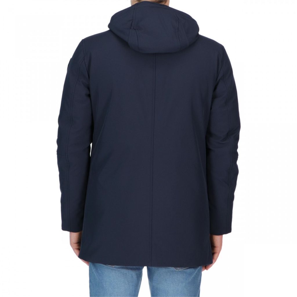 Parka Blauer Usa Uomo Neoprene Piuma Trench 888 BLU | Bowdoo.com