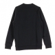 TREFOIL CREW BLACK / WHITE CREW NECK SWEATSHIRT