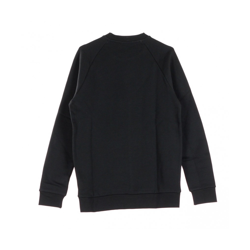 TREFOIL CREW BLACK / WHITE CREW NECK SWEATSHIRT