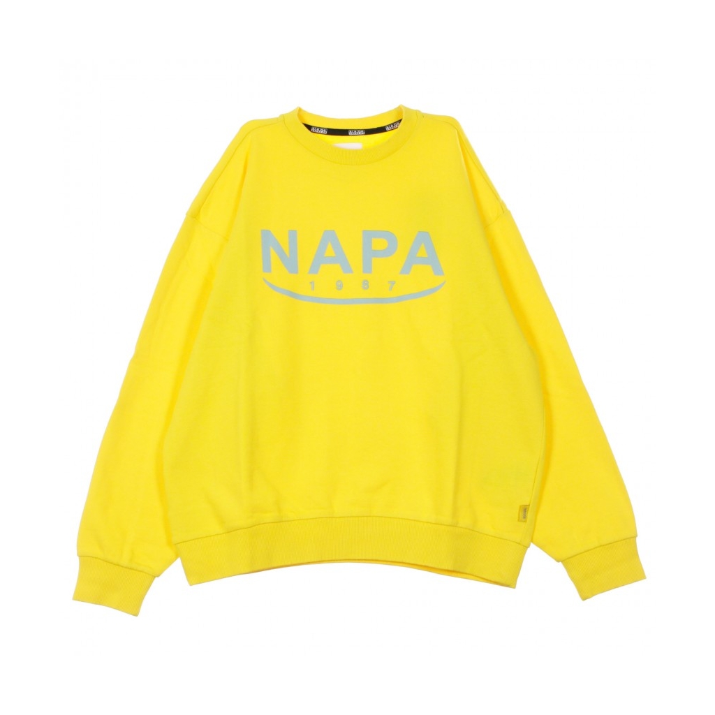 FELPA GIROCOLLO B-AROSA CREW SWEAT YELLOW