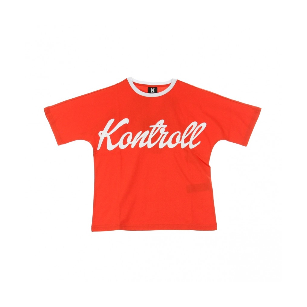 MAGLIETTA DOLLY T-SHIRT RED SCARLET/WHITE