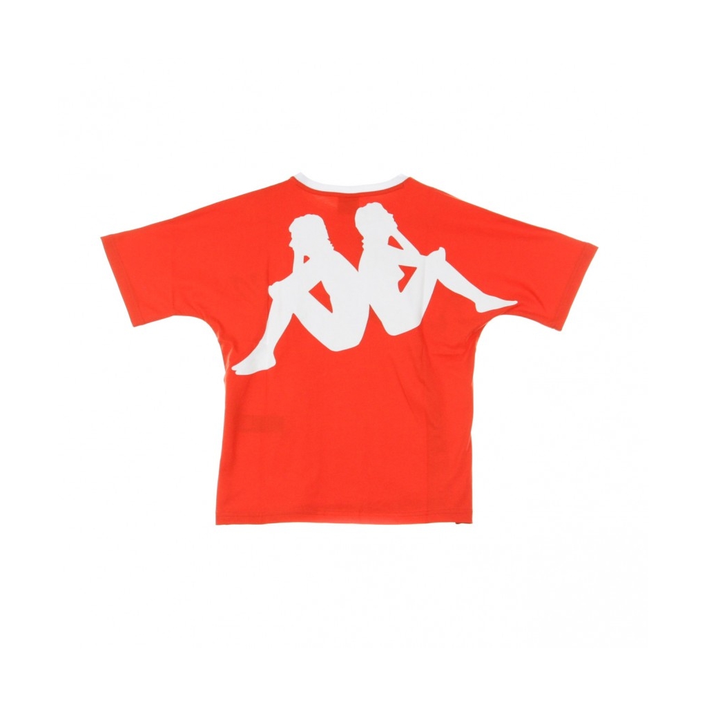 MAGLIETTA DOLLY T-SHIRT RED SCARLET/WHITE