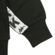 FELPA LEGGERA GIROCOLLO CREW BANDA BLACK/WHITE