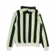 FELPA LEGGERA CAPPUCCIO SLATER HOODY LIME STRIPE