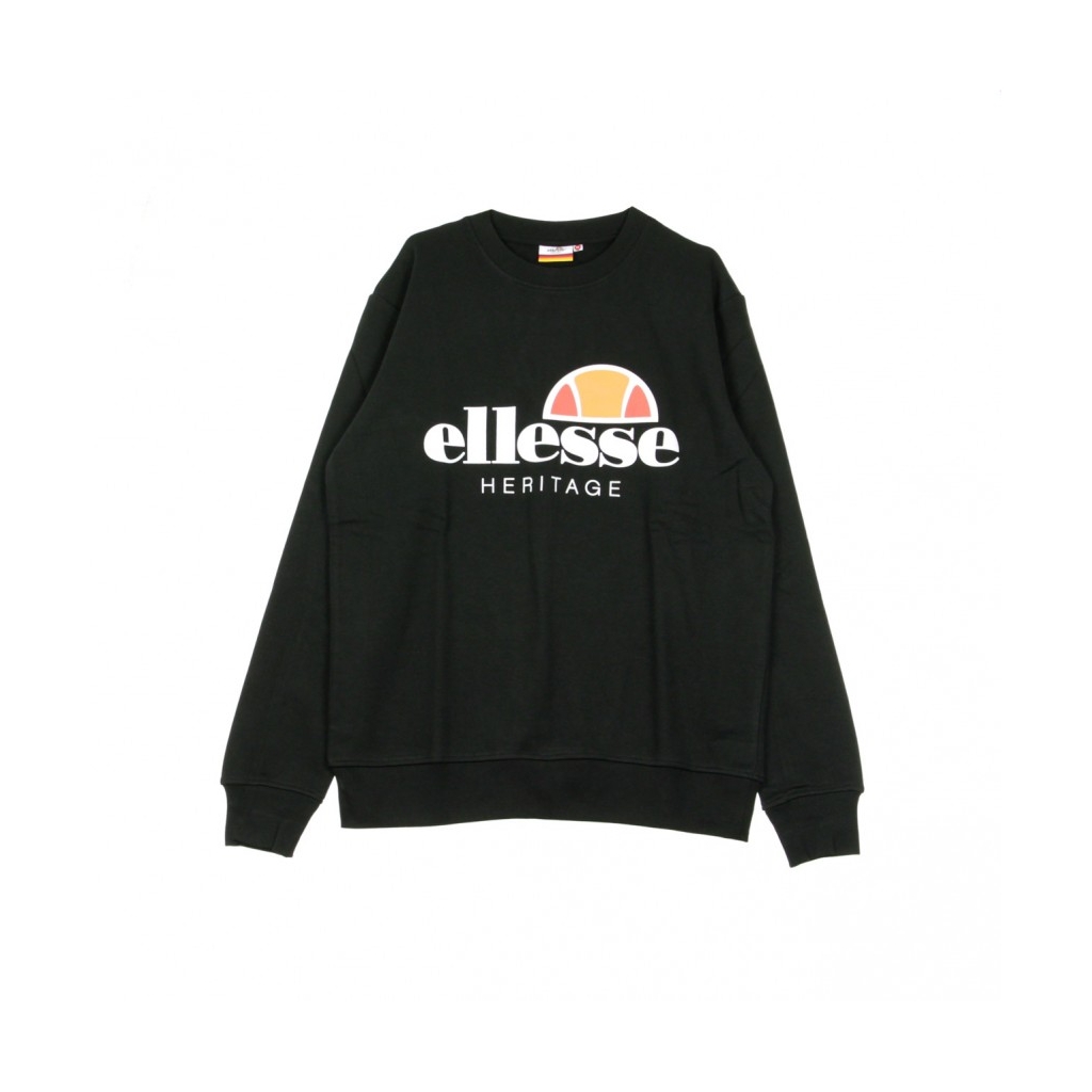 FELPA LEGGERA GIROCOLLO CORTA CREW NECK LOGO BLACK