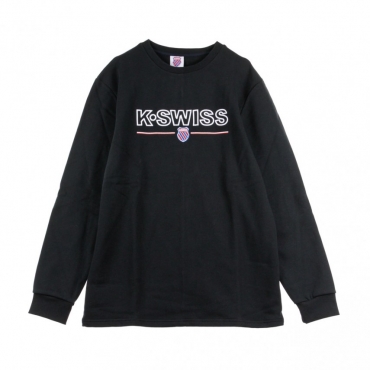 FELPA GIROCOLLO OVERSIZED CREWNECK BLACK