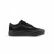 SCARPA BASSA OLD SKOOL PLATFORM BLACK/BLACK