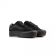 SCARPA BASSA OLD SKOOL PLATFORM BLACK/BLACK