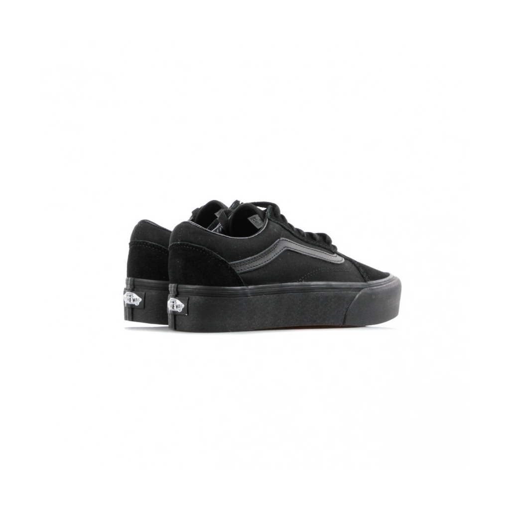 SCARPA BASSA OLD SKOOL PLATFORM BLACK/BLACK