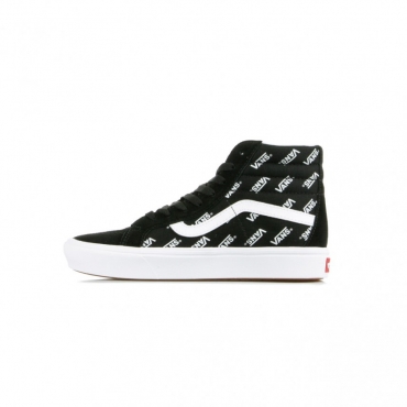 SCARPA ALTA COMFY CUSH SK8-HI DISTORTED LOGO BLACK/TRUE WHITE