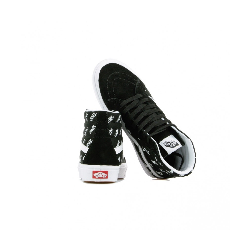 SCARPA ALTA COMFY CUSH SK8-HI DISTORTED LOGO BLACK/TRUE WHITE