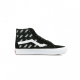 SCARPA ALTA COMFY CUSH SK8-HI DISTORTED LOGO BLACK/TRUE WHITE