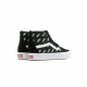 SCARPA ALTA COMFY CUSH SK8-HI DISTORTED LOGO BLACK/TRUE WHITE