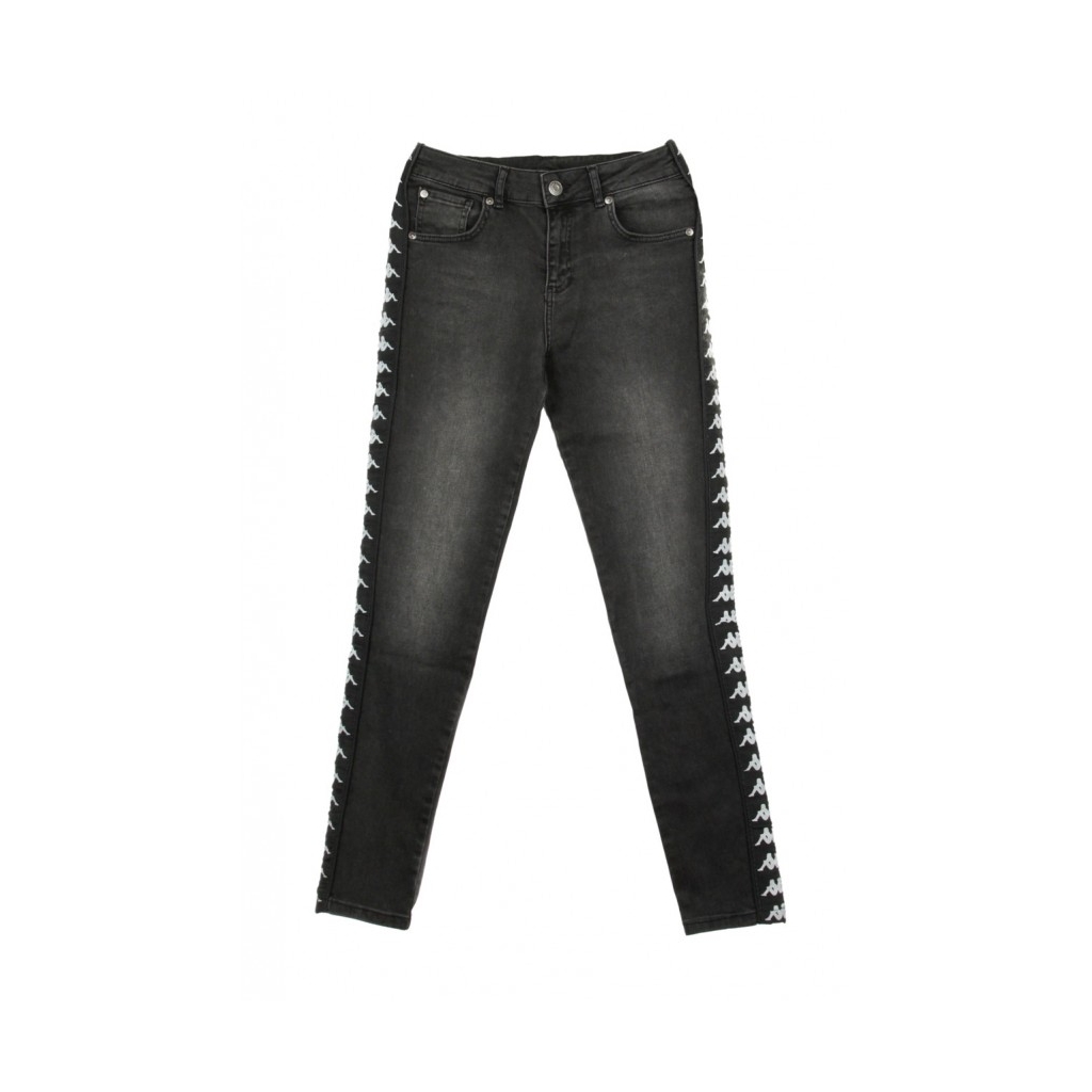 JEANS BANDA BISSA DARK GREY/BLACK