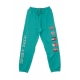 PANTALONE TUTA FELPATO SPORT SWEATPANT TEAL BLUE