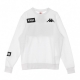 FELPA GIROCOLLO AUTHENTIC LA BAZYA WHITE/WHITE/BLACK