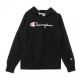 FELPA CAPPUCCIO HOODED SWEATSHIRT BLACK