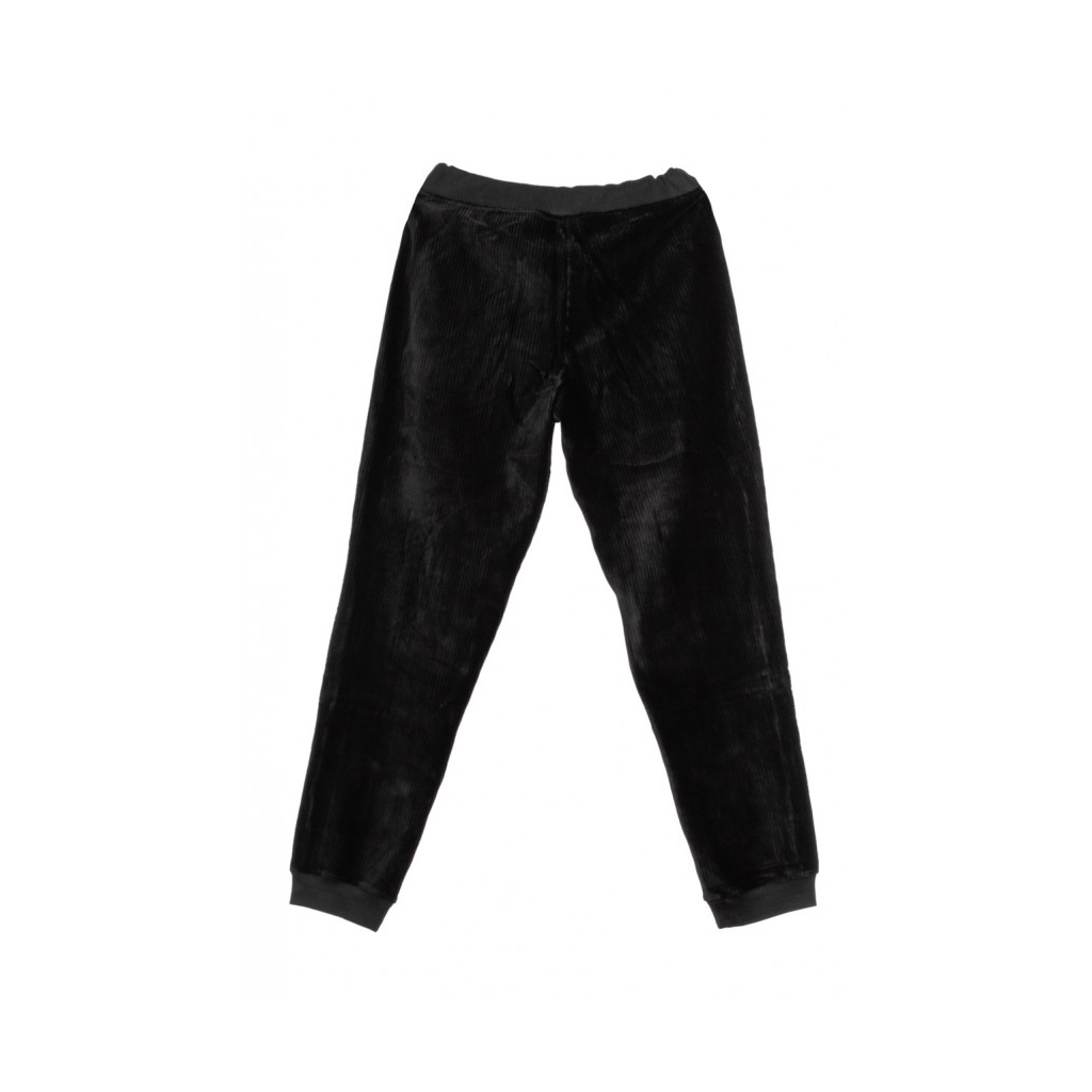 PANTALONE LUNGO RIB CUFF PANTS BLACK