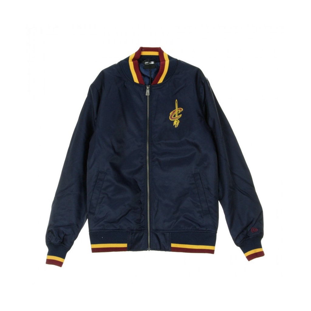 GIUBBOTTO BOMBER NBA TEAM APPAREL VARSITY CLECAV OBSIDIAN/ORIGINAL TEAM COLORS