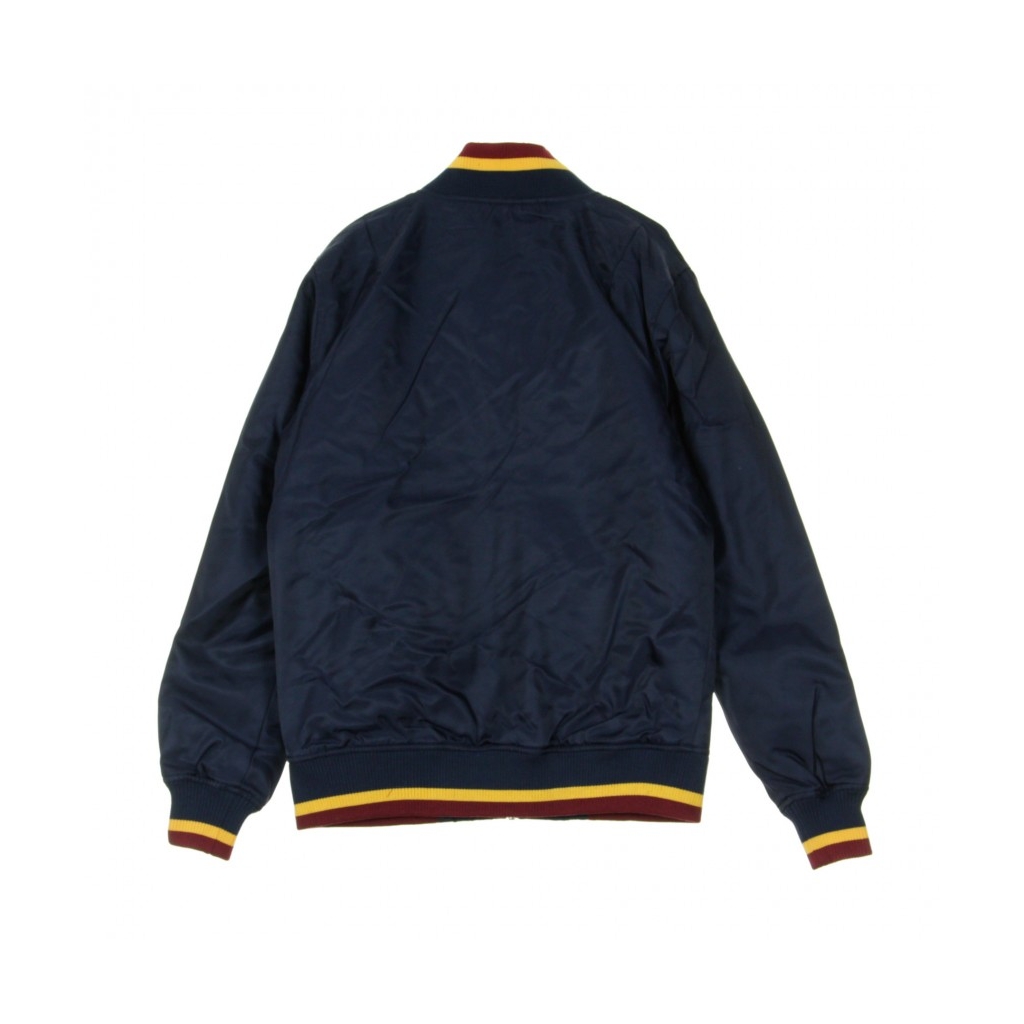 GIUBBOTTO BOMBER NBA TEAM APPAREL VARSITY CLECAV OBSIDIAN/ORIGINAL TEAM COLORS