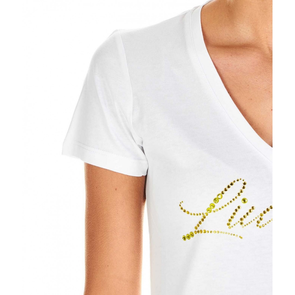 t shirt con strass