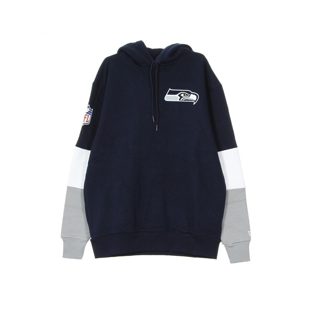 FELPA CAPPUCCIO COLOUR BLOCK HOODY SEASEA OBSIDIAN BLUE/ORIGINAL TEAM COLORS