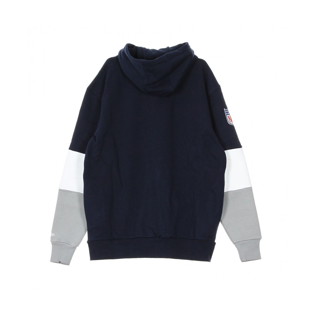 FELPA CAPPUCCIO COLOUR BLOCK HOODY SEASEA OBSIDIAN BLUE/ORIGINAL TEAM COLORS