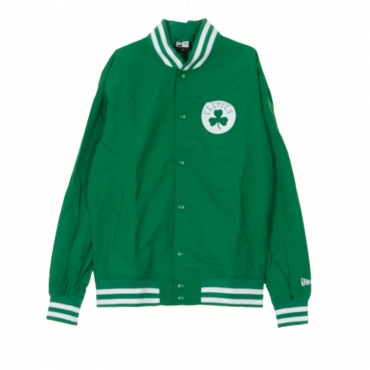 GIUBBOTTO NBA TEAM APPAREL POP LOGO VARSITY BOSCEL KELLY GREEN/ORIGINAL TEAM COLORS