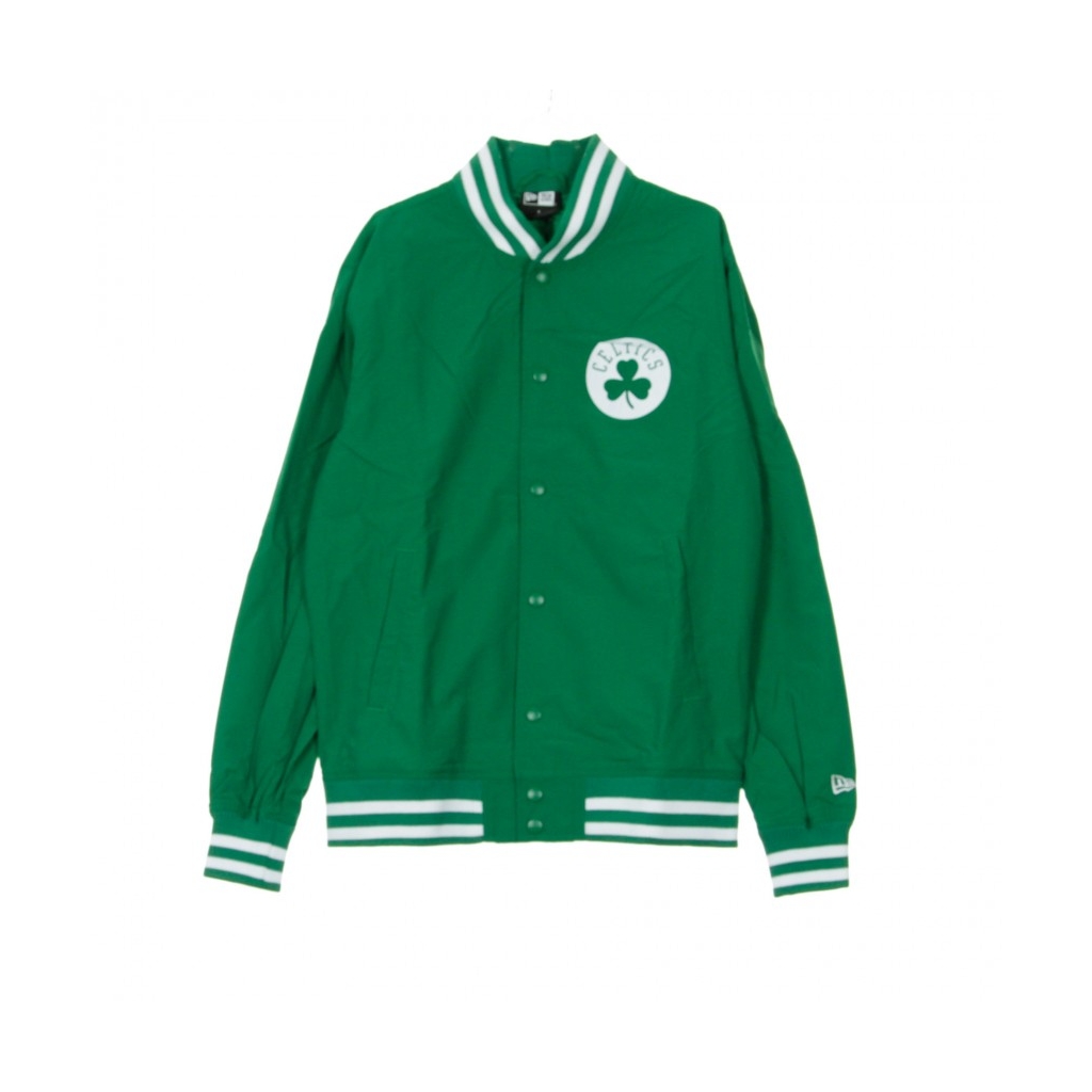 GIUBBOTTO NBA TEAM APPAREL POP LOGO VARSITY BOSCEL KELLY GREEN/ORIGINAL TEAM COLORS