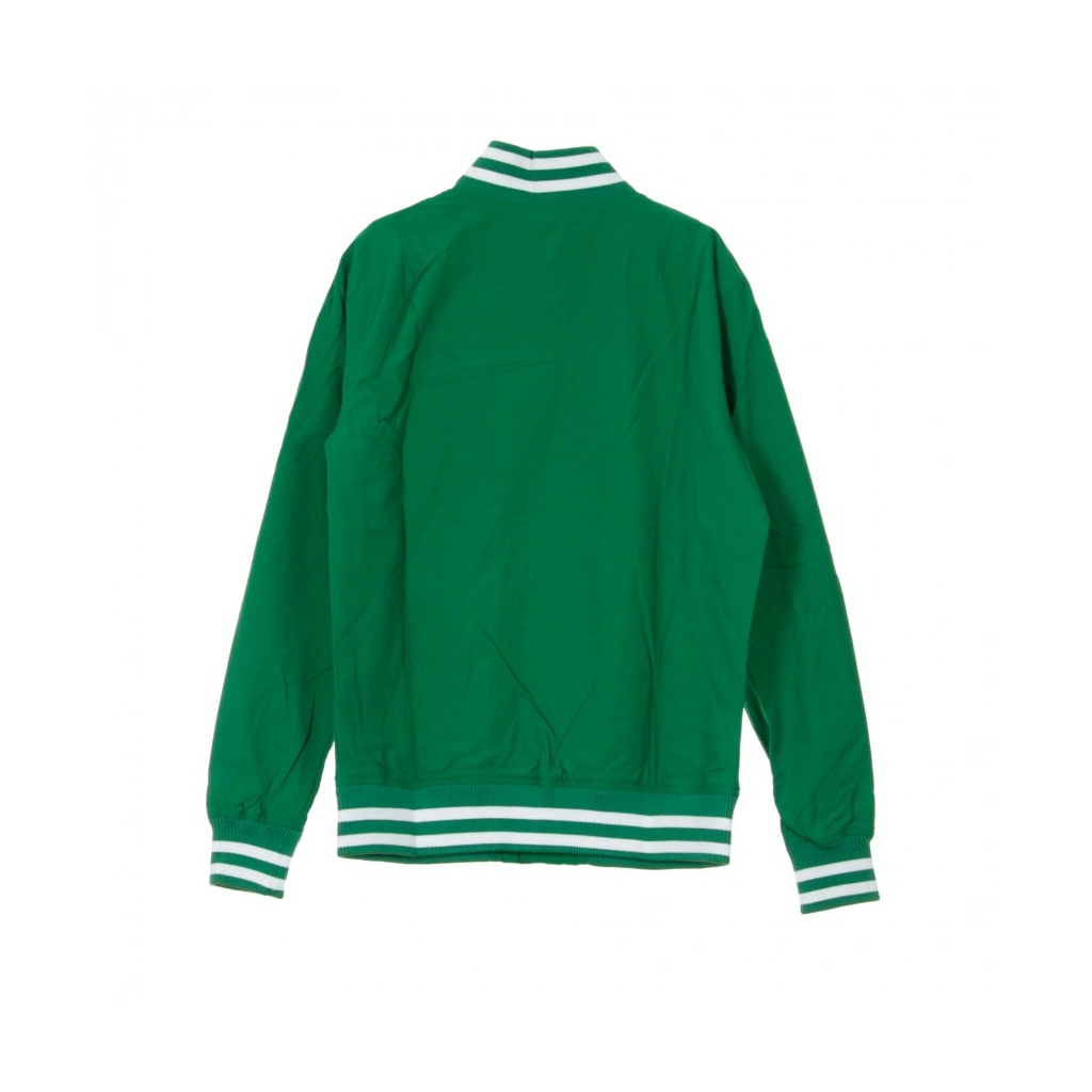 GIUBBOTTO NBA TEAM APPAREL POP LOGO VARSITY BOSCEL KELLY GREEN/ORIGINAL TEAM COLORS