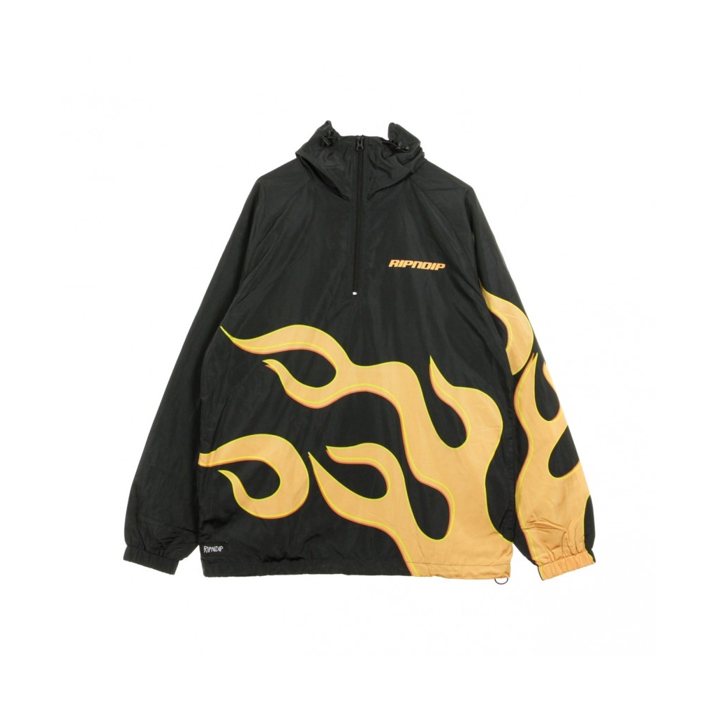 GIACCA A VENTO INFILABILE FLAMING HOT ANORAK BLACK