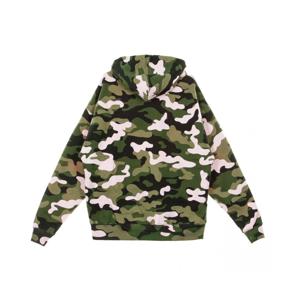 FELPA CAPPUCCIO BRACKETS BOX HOODY WOODROSE CAMO/WHITE