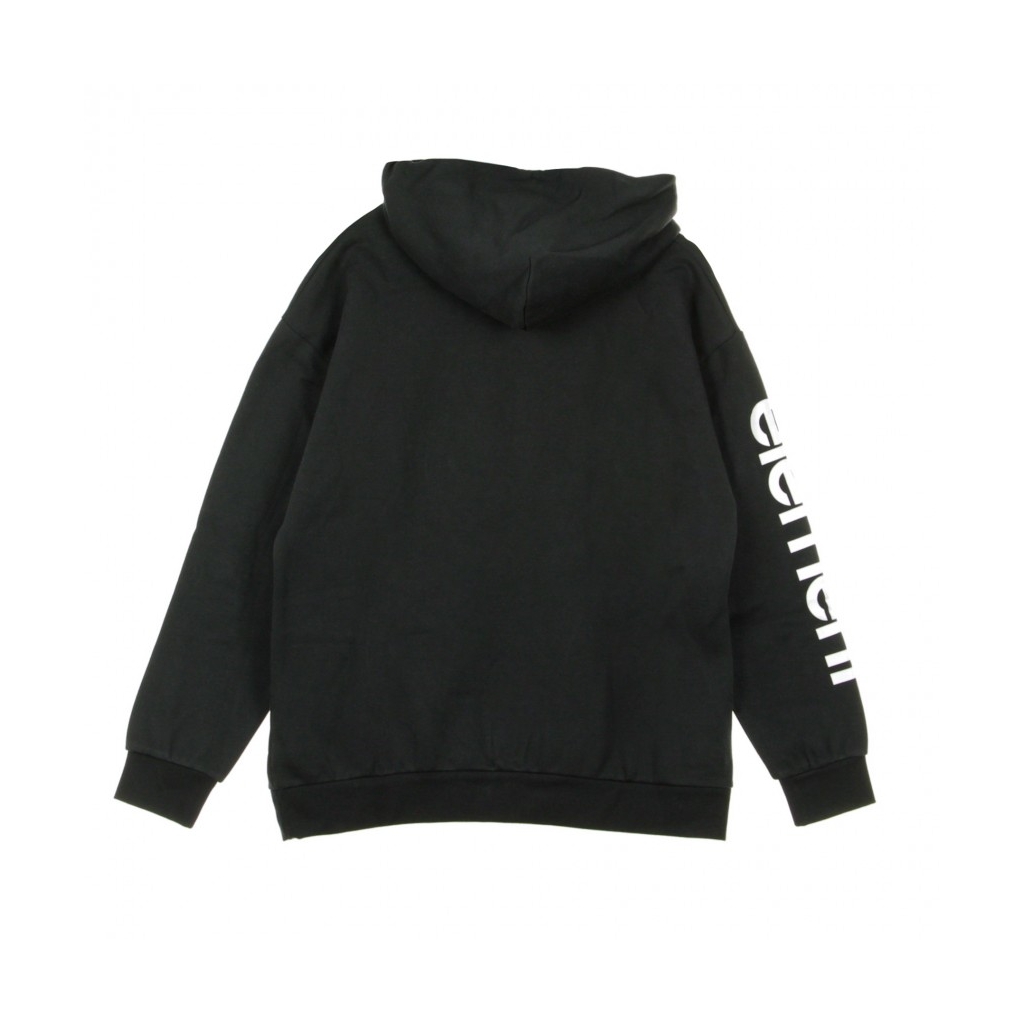 FELPA CAPPUCCIO PRIMO BIG HOODIE FLINT BLACK