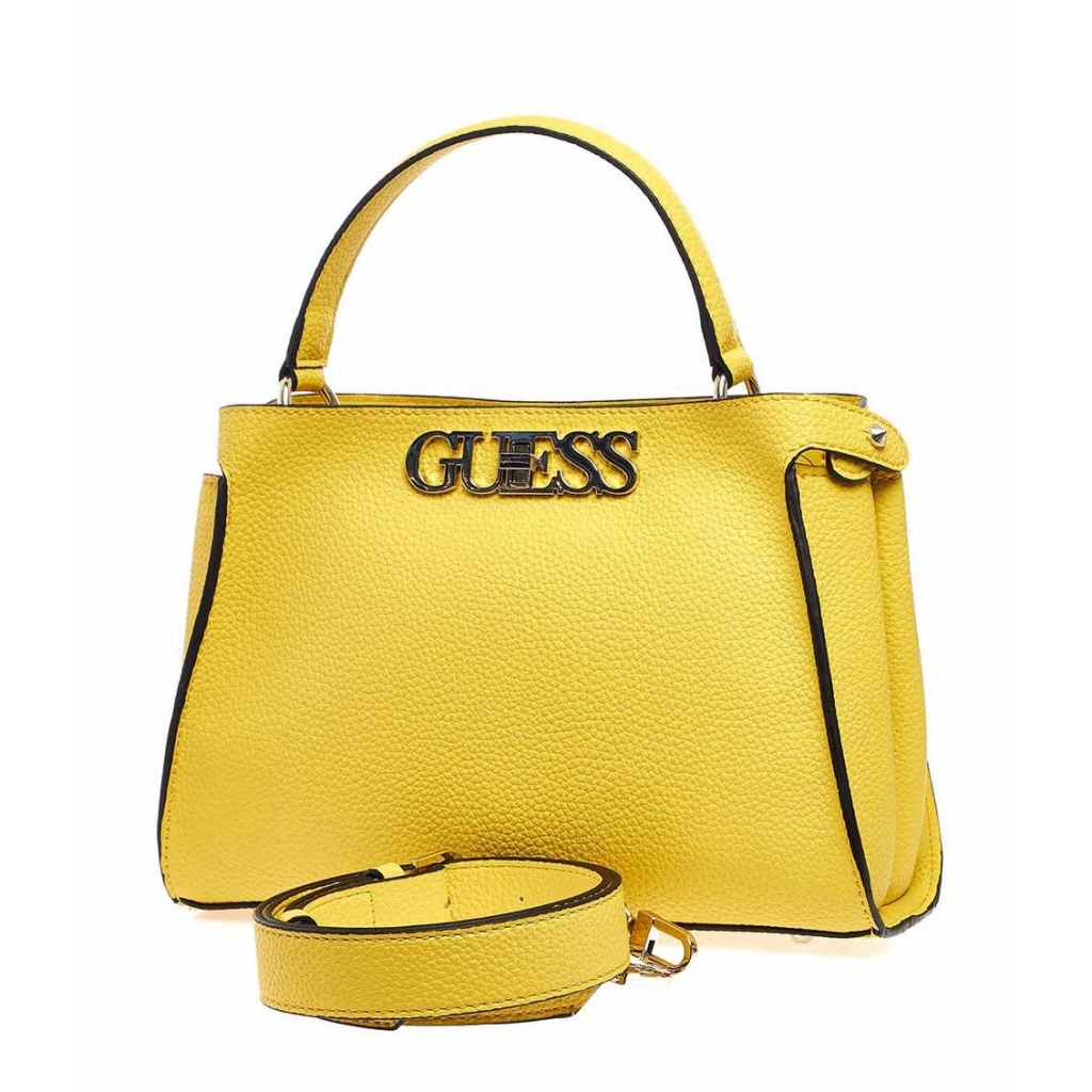 GUESS - Borsa a tracolla con logo giallo - A Tracolla |Bowdoo.com