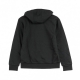 FELPA LEGGERA CAPPUCCIO TREFOIL HOODIE BLACK/WHITE