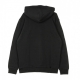 FELPA LEGGERA CAPPUCCIO ESSENTIAL HOODY BLACK