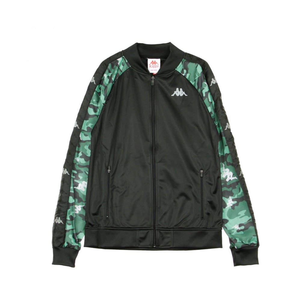 GIACCA TUTA BANDA BOMBER SLIM GRAPHIC BLACK/GREEN CAMO/SILVER