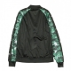 GIACCA TUTA BANDA BOMBER SLIM GRAPHIC BLACK/GREEN CAMO/SILVER