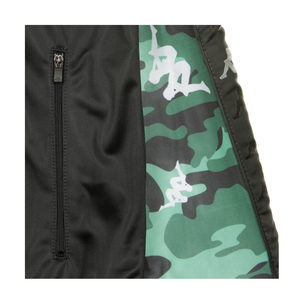 GIACCA TUTA BANDA BOMBER SLIM GRAPHIC BLACK/GREEN CAMO/SILVER